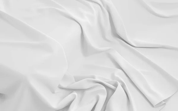 Virtaava Vaatteita Valkoinen Tausta Renderöinti Tietokoneen Digitaalinen Piirustus — kuvapankkivalokuva