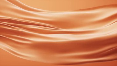 Akan turuncu bez arka plan, 3D görüntüleme.