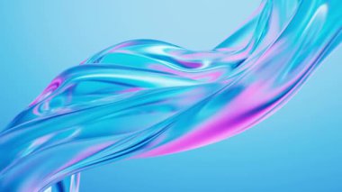 Değişken şeffaf kumaş arkaplan, 3d görüntüleme.