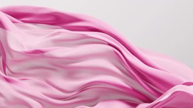 Pembe dalga bezi arka plan, 3D görüntüleme.