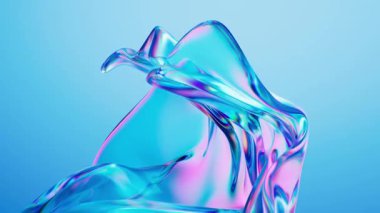 Değişken şeffaf kumaş arkaplan, 3d görüntüleme.