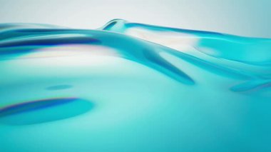 Flowing transparent cloth background, 3d rendering.