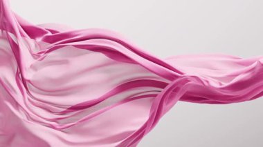 Pembe dalga bezi arka plan, 3D görüntüleme.