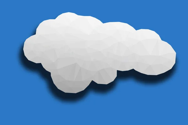 Cloudscape Polygon Style — Stock Photo, Image