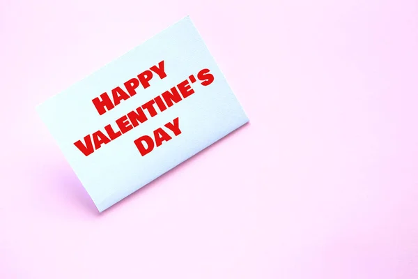 분홍색 배경에 발렌타인 Happy Valentines Day 레즈비언 결혼식 — 스톡 사진