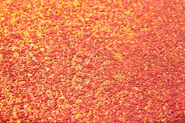 Abstrakter Orangefarbener Heller Hintergrund Mit Bunten Funkeln Festliches Konzept Flache — Stockfoto
