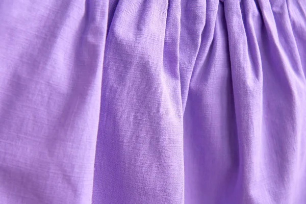 Prachtige Naakte Violet Stof Textuur Met Plooien Contrasterende Schaduwen Draped — Stockfoto