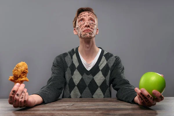 İyi ya da kötü yemek seçme sorunu.