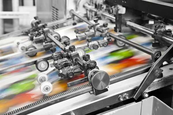 Máquina de impressão offset — Fotografia de Stock