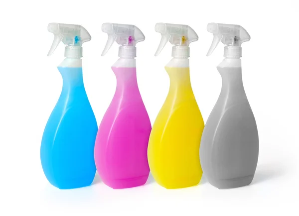 다채로운 스프레이 청소기 — 스톡 사진