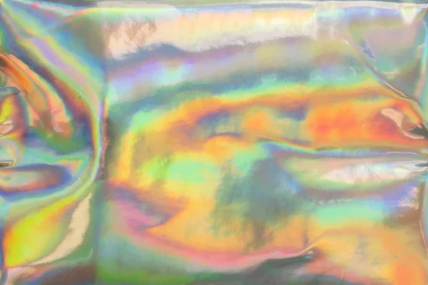 Fond Néon Irisé Texture Abstraite Ridée Holographique Pack Surface Floue Images De Stock Libres De Droits