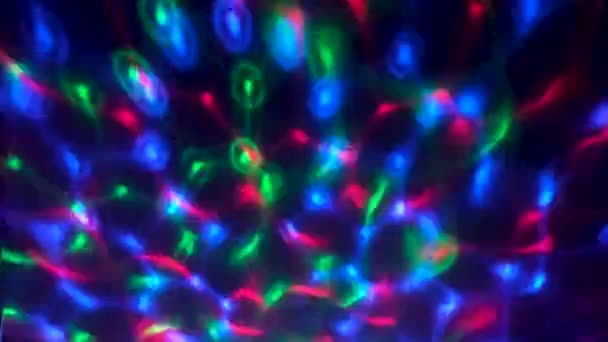 Lumières multicolores en mouvement. — Video