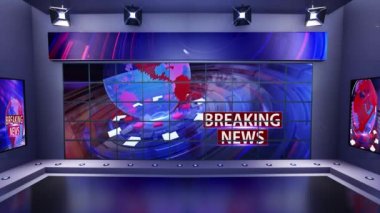  Sanal Televizyon Stüdyosu Arkaplanı