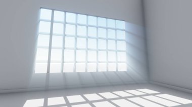 Işıklı Pencere arkaplanı, 3B Hazırlama