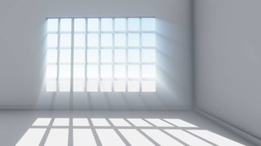 Işıklı Pencere arkaplanı, 3B Hazırlama