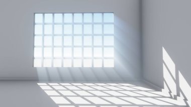 Işıklı Pencere arkaplanı, 3B Hazırlama