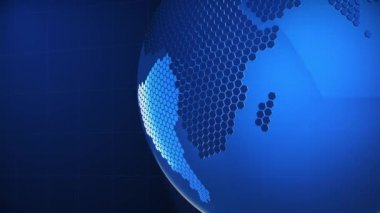 Televizyon duvarı, döngülü video, kullanılmış haber stüdyosu arka planı döngüsü