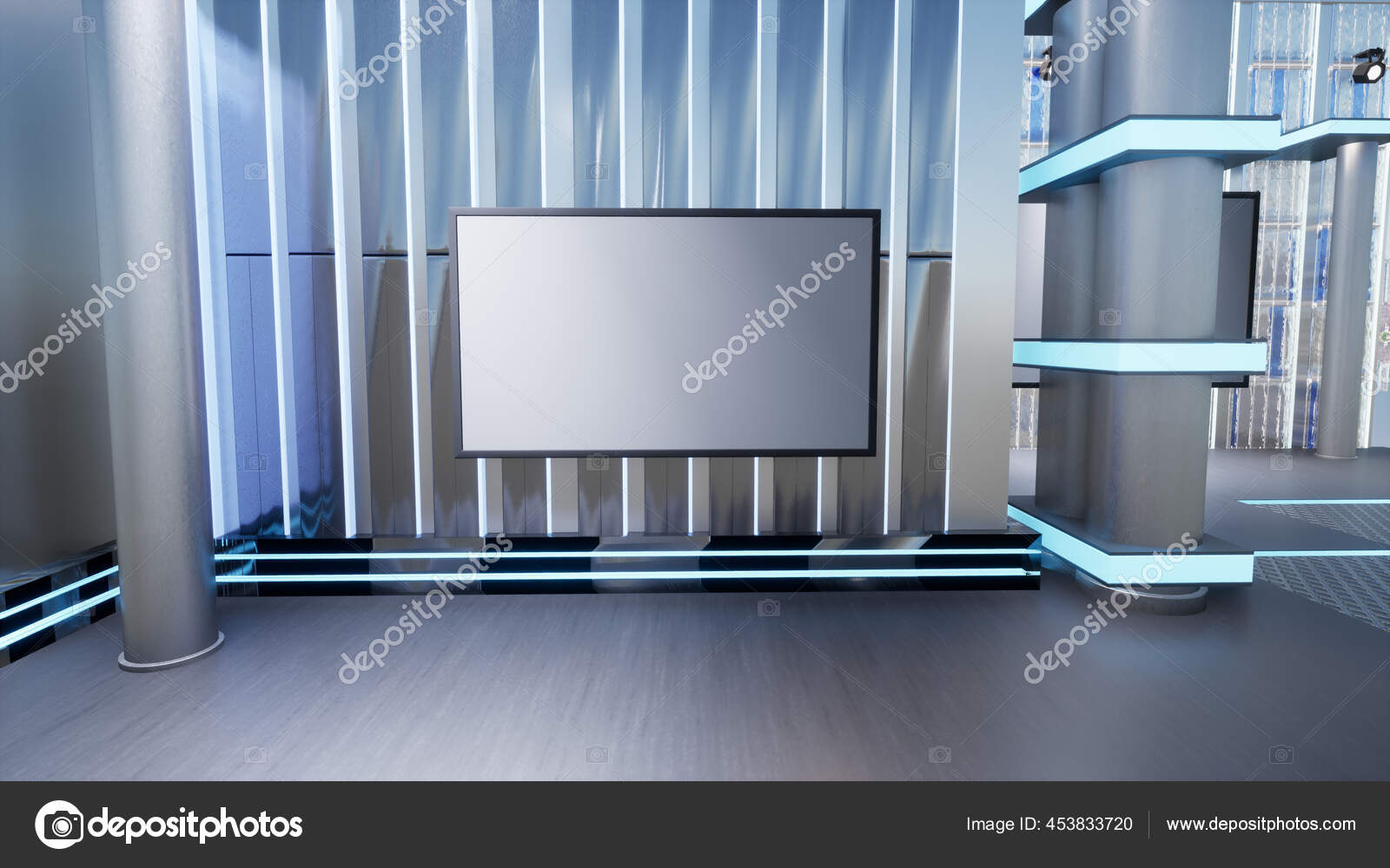 Tv Studio Background Wallpaper