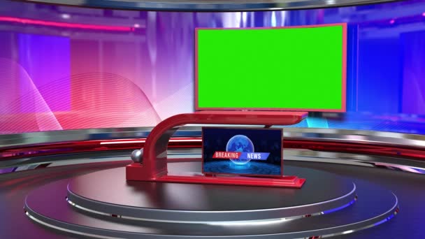 Virtual Studio News Wall Virtual News Studio Background Loop Stock Video C Mus Graphic
