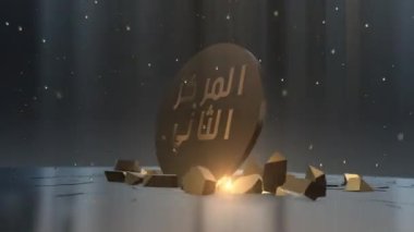  3D Sanal Haber Stüdyosu Arkaplan Döngüsü