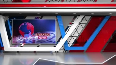Sanal TV Stüdyo Haberleri, TV Wall3D Sanal Haber Stüdyosu Arkaplan Döngüsü