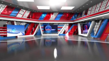 Sanal TV Stüdyo Haberleri, TV Wall3D Sanal Haber Stüdyosu Arkaplan Döngüsü