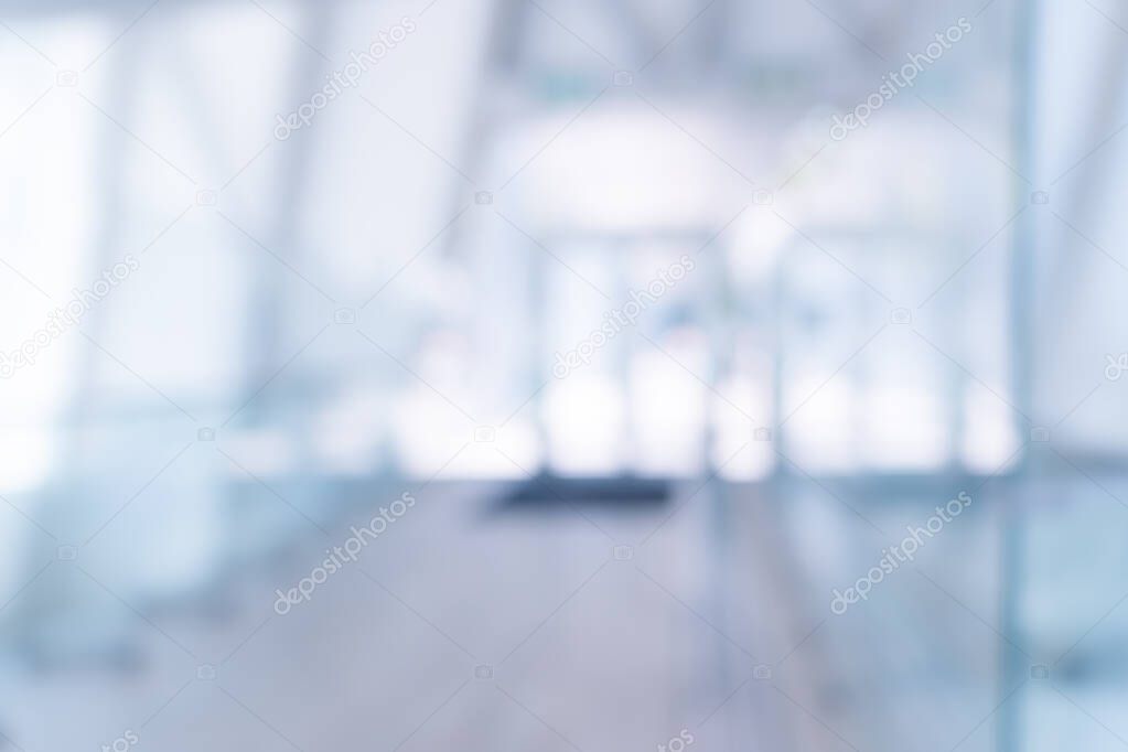 Abstract Shopping mall background with bokeh