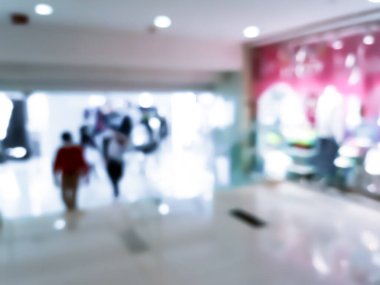 Bokeh ile Soyut Alışveriş Merkezi arka planı