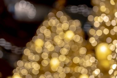 Bokeh ışıklandırmalı Noel Arkaplanı; bulanık Xmas arkaplanı
