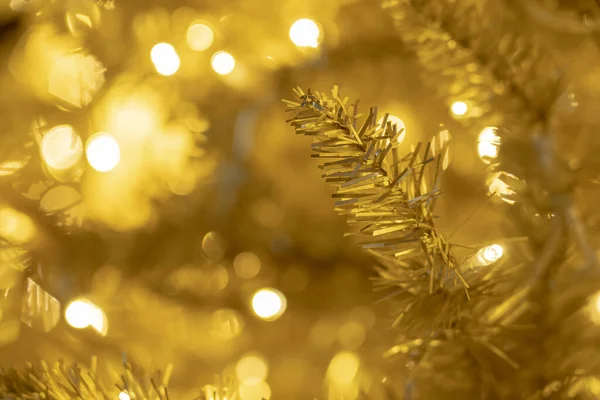 Fondo Navidad Abstracto Con Color Dorado —  Fotos de Stock