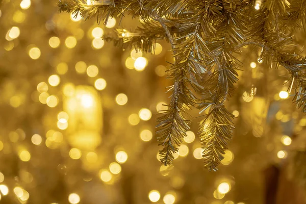 Abstraktní Vánoční Pozadí Zlatou Barvou — Stock fotografie