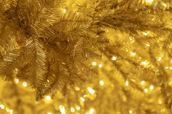 Abstract Christmas Background Golden Color — Stock Photo, Image