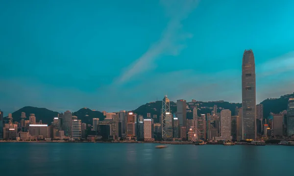 Hong Kong Victoria Harbour Widok — Zdjęcie stockowe