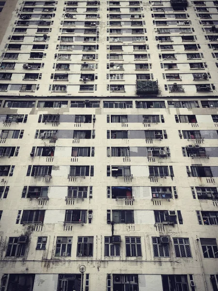 Exterior Prédio Apartamentos Propriedade Habitação Pública Hong Kong — Fotografia de Stock