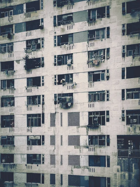 Exterior Prédio Apartamentos Propriedade Habitação Pública Hong Kong — Fotografia de Stock