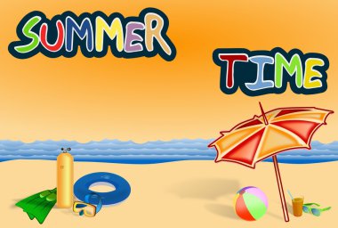 Plaj ve deniz yazmaya yaz