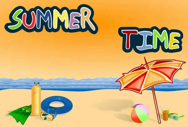 Plaj ve deniz yazmaya yaz