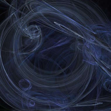 Mavi duman, fraktal oluşturulan arka plan