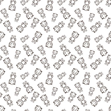 Yeşil vücutlu, sarı tişörtlü bir uzaylı. Uzaylının büyük, koyu kahverengi oval gözleri, gülümseyen küçük bir ağzı ve kafasında iki küçük pembe anten benzeri çıkıntısı var.