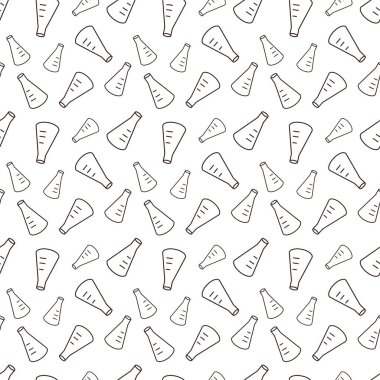 Ölçme kabı, koyu kahverengi çizgili açık mavi ve vücudunda üç yatay koyu kahverengi çizgi var.