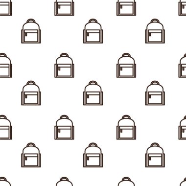 Sırt çantası. Açık turuncu ya da koyu kahverengi çizgili şeftali renginde ana gövdeye sahiptir. Üstte bir kulp ve dikdörtgen ön cebi var. Ayrıca koyu kahverengiyle çizilmiş. Sol tarafında küçük bir fermuar var. Genel biçim