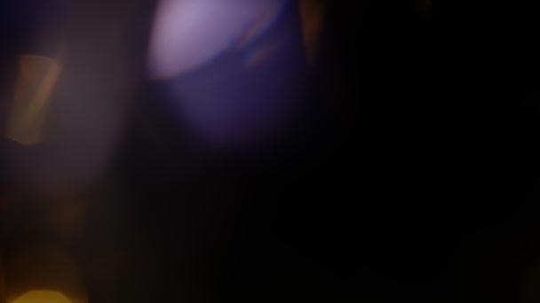 Light Leaks séquences 4K pour différents événements et projets. Lentille flare transition flash bokeh superpositions