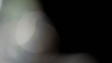 Işık sızıntısı soyut 4K görüntü bulanıklaştırır, yanıp sönen çember mercek parlaklık parlaklığı bokeh örtüleri