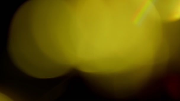 Licht-Lecks 4K-Filmmaterial für Projekte, optische Glühlinsen flare Bokeh-Übergang überlagert Hintergrund — Stockvideo