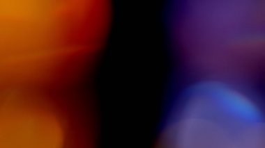 Işık sızıntısı 4K görüntüler, mercek parıltısı bokeh örtüleri, sönmüş flaş ışını alev arka planı