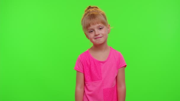 Zmęczony znudzony dzieci dziewczyna dziecko wyciskając prasy anty-stres ekran dotykowy push pop to popularne zabawki — Wideo stockowe