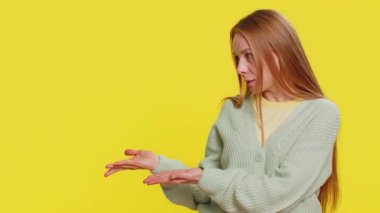 Woman raising hands asking what why reason of failure, demonstrating disbelief irritation by troubles trendy social media meme anti lifehacks ridicules people who complicate simple tasks for no reason