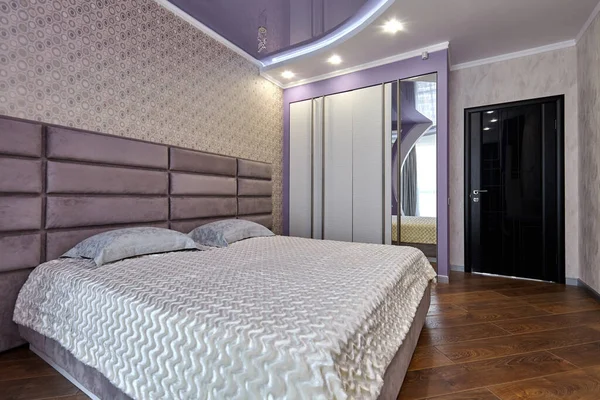 Dormitorio Con Hermoso Interior — Foto de Stock