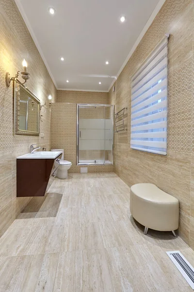Cuarto Baño Con Hermoso Interior — Foto de Stock