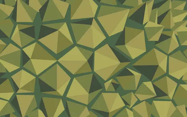 Vert Bas Fond Abstrait Poly — Image vectorielle